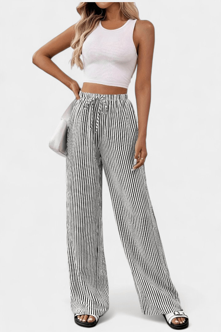 Sabrina Straight trousers with Adjustable Waist