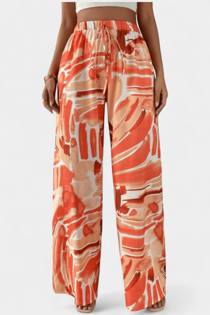 Senda Plati trousers with Abstract Pattern