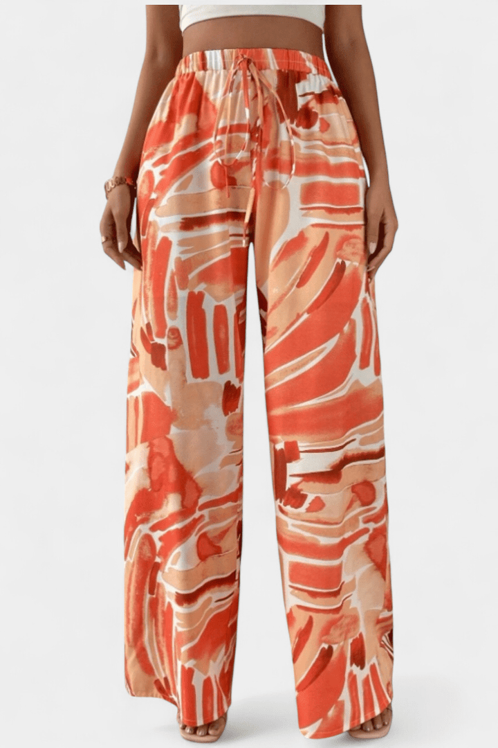 Senda Plati trousers with Abstract Pattern