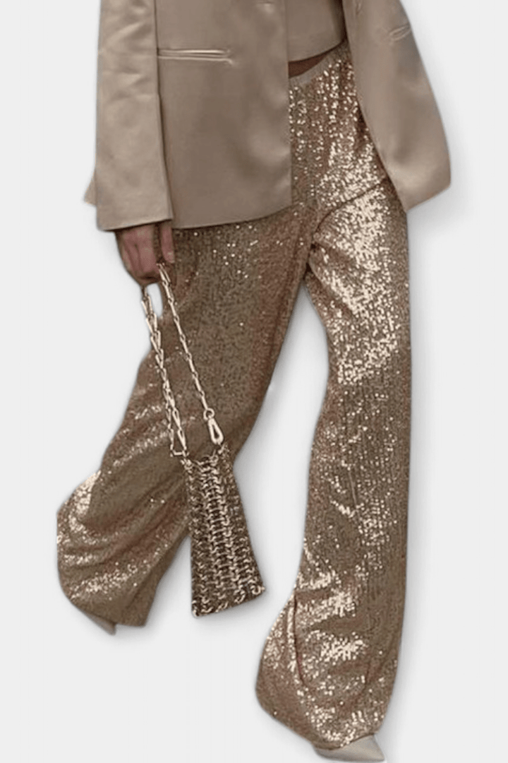 Elva trousers with High Waist and Loose Silhouette