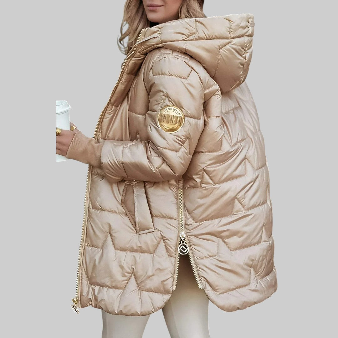 Ailbhe | Elegant Autumn Coat with Hood
