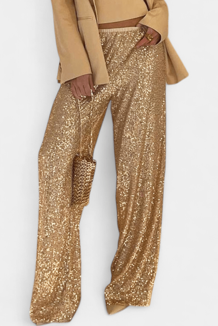 Elva trousers with High Waist and Loose Silhouette