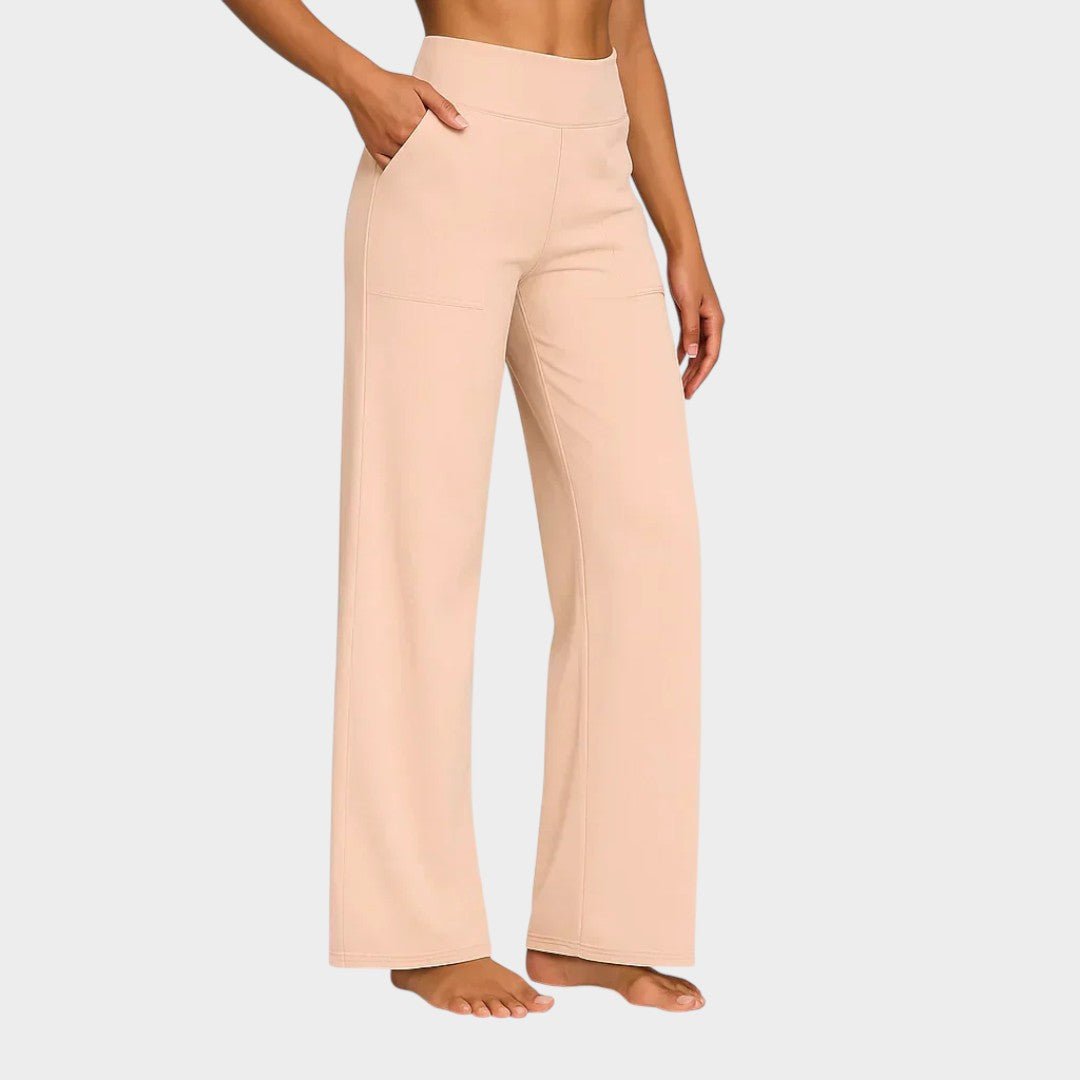 Calista | Women's brown loose trousers