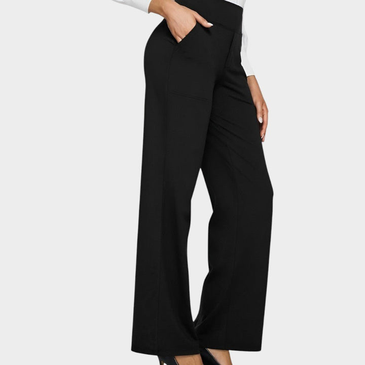 Calista | Women's brown loose trousers