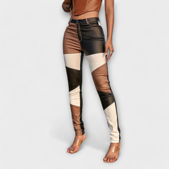 Amélia - colour Block trousers