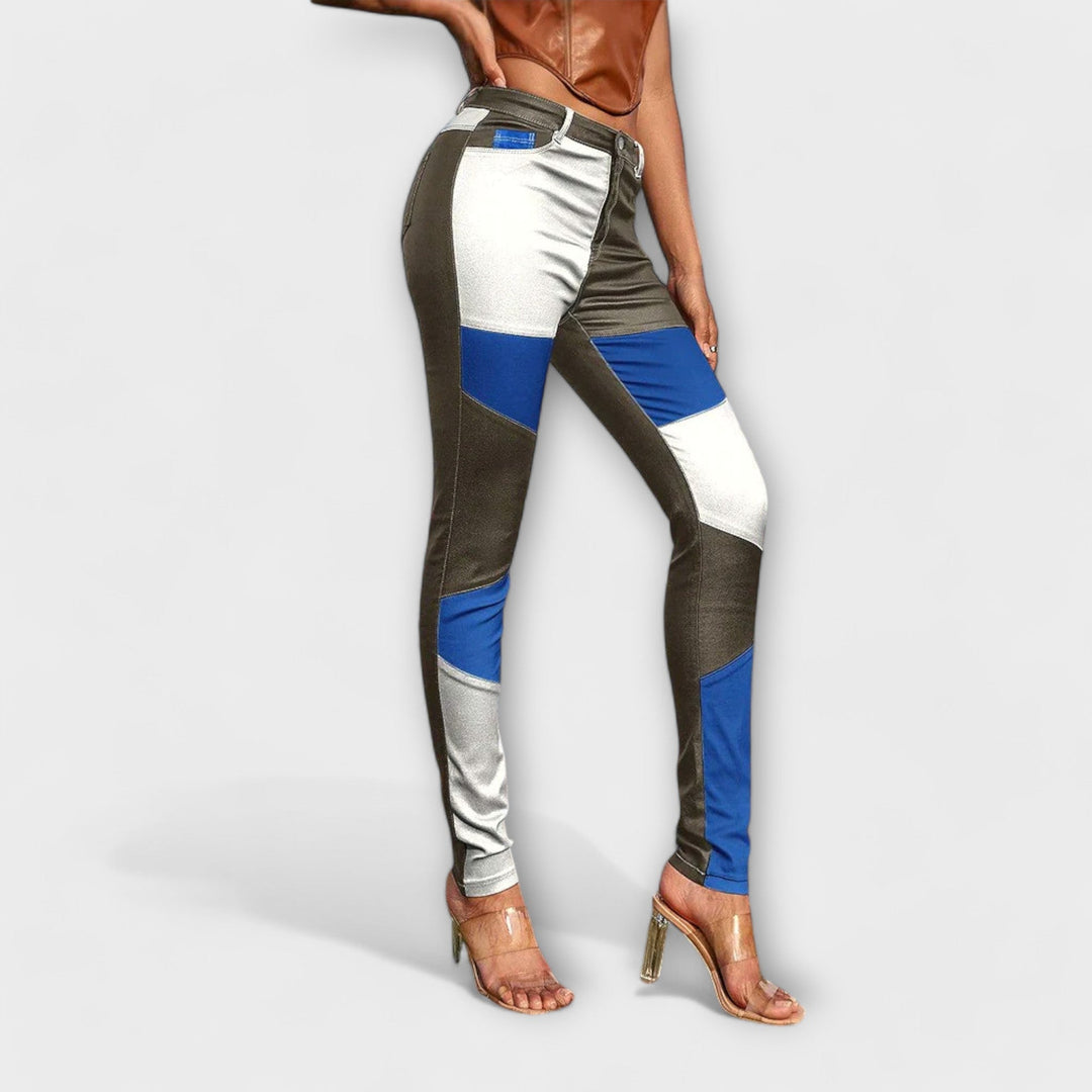 Amélia - colour Block trousers