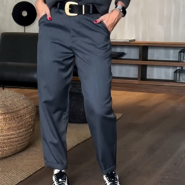 Kotryna - Elegant, figure-enhancing trousers with a belt