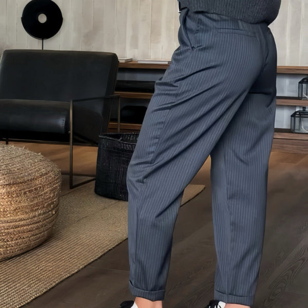 Kotryna - Elegant, figure-enhancing trousers with a belt