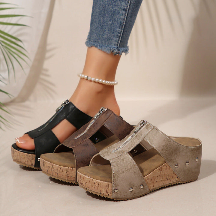 Nóirín | Stylish Wedge Sandals