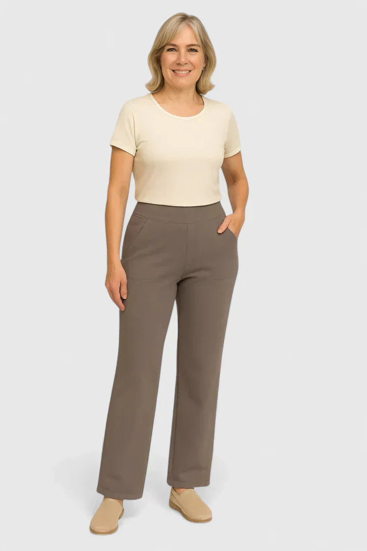 Deirdre | Elegant Straight-Leg Trousers