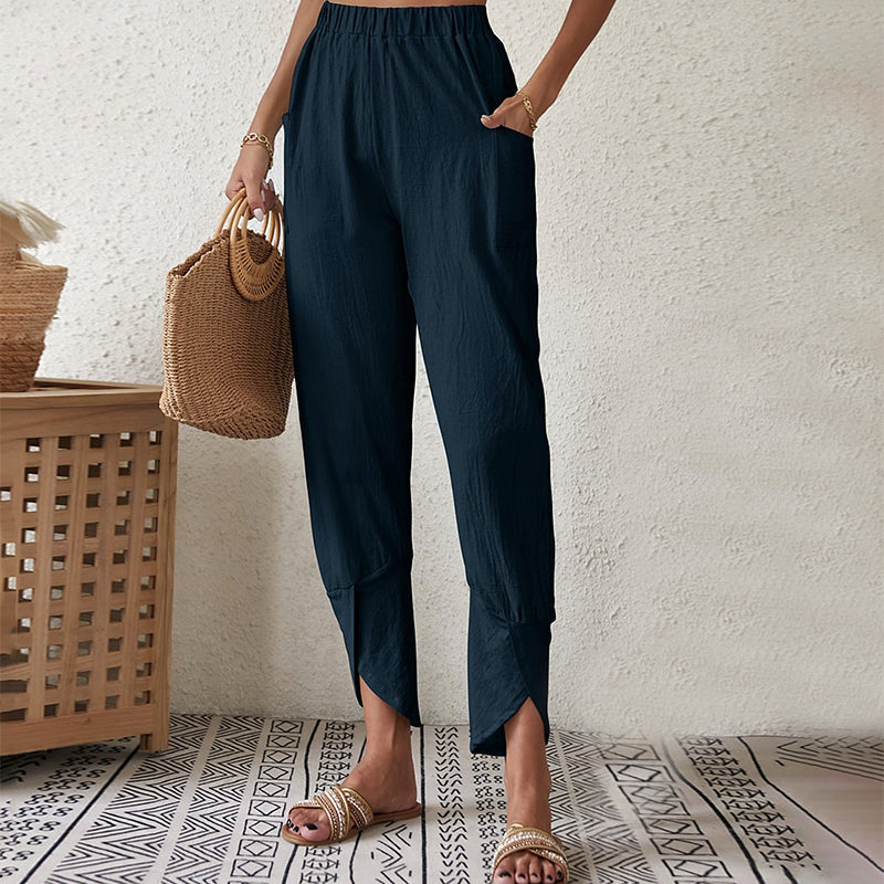 Sadhbh | Split-Hem Trousers